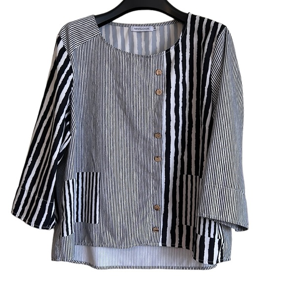 MissLook women’s top striped size 3XL - Picture 1 of 6
